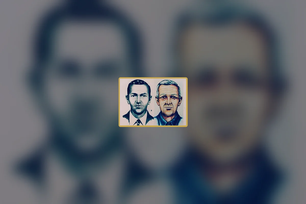 Two FBI composite versions showing how witness descriptions evolved