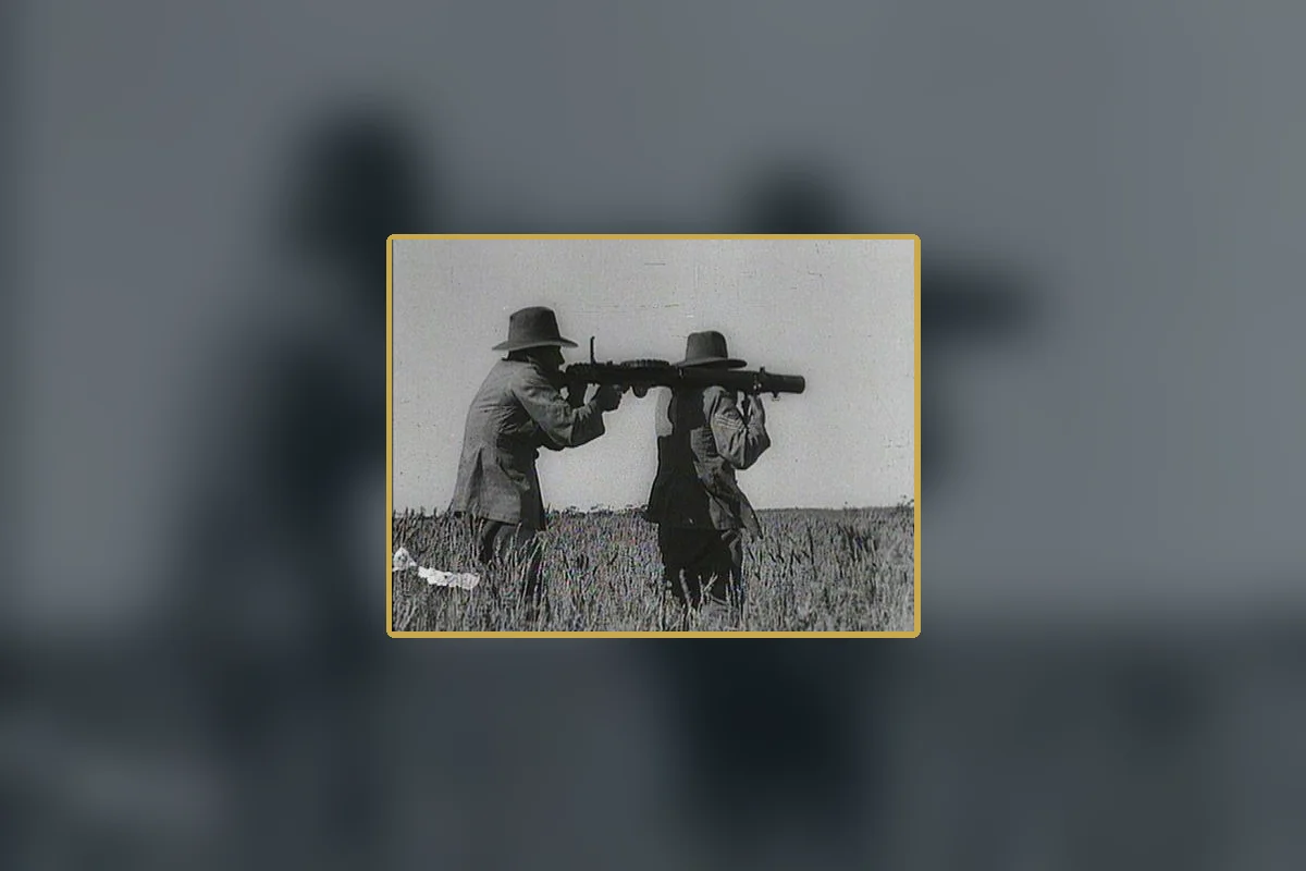 A Lewis gun crew during the operation later called the Emu War