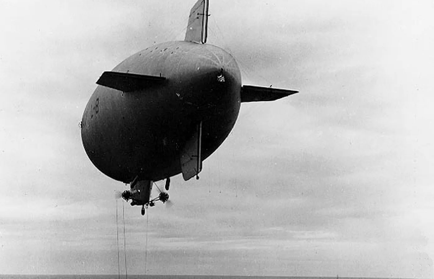 U.S. Navy blimp L-8, whose two-man crew vanished on August 16, 1942