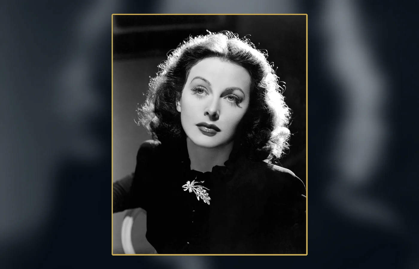 Hedy Lamarr in the 1944 film The Heavenly Body, showing the public career that obscured her technical work