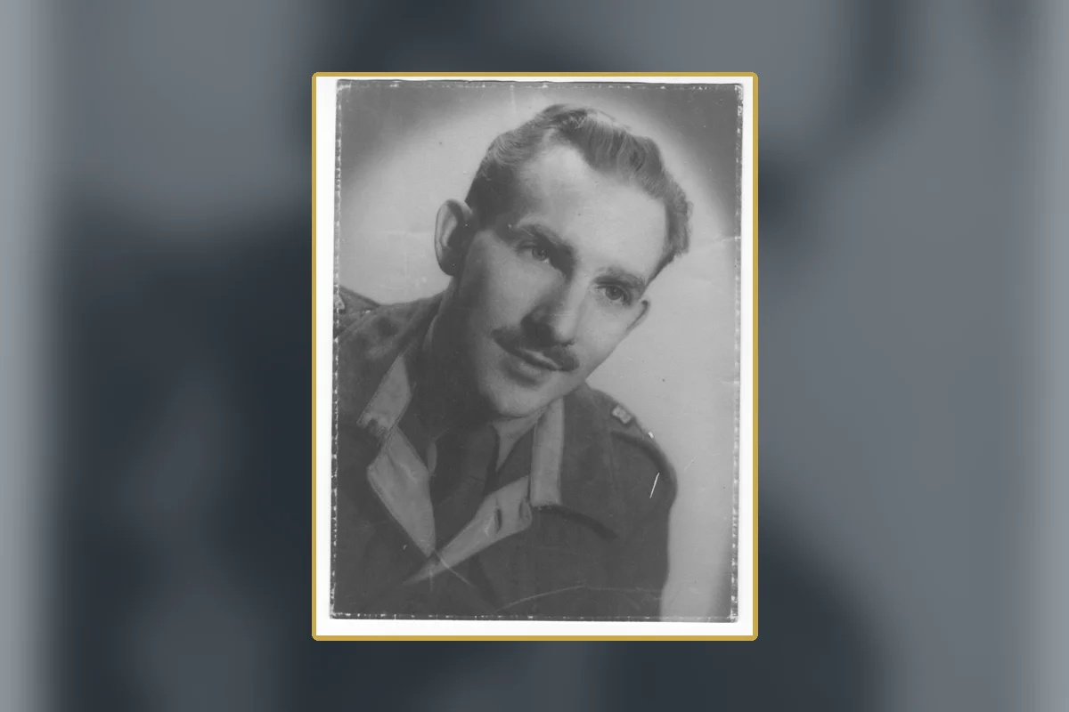 Ronnie Reed, whose photograph was used for Major Martin's identity card