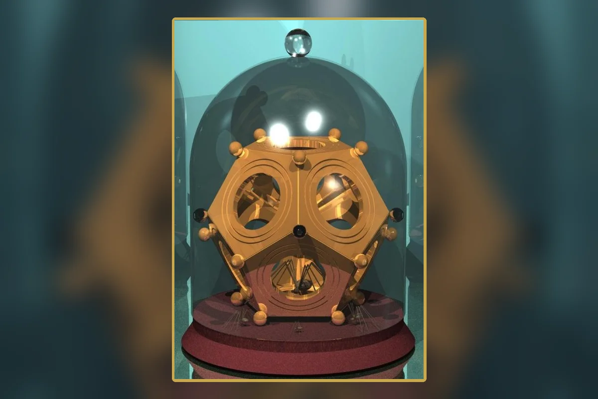 A Roman dodecahedron showing knobs and differently sized openings
