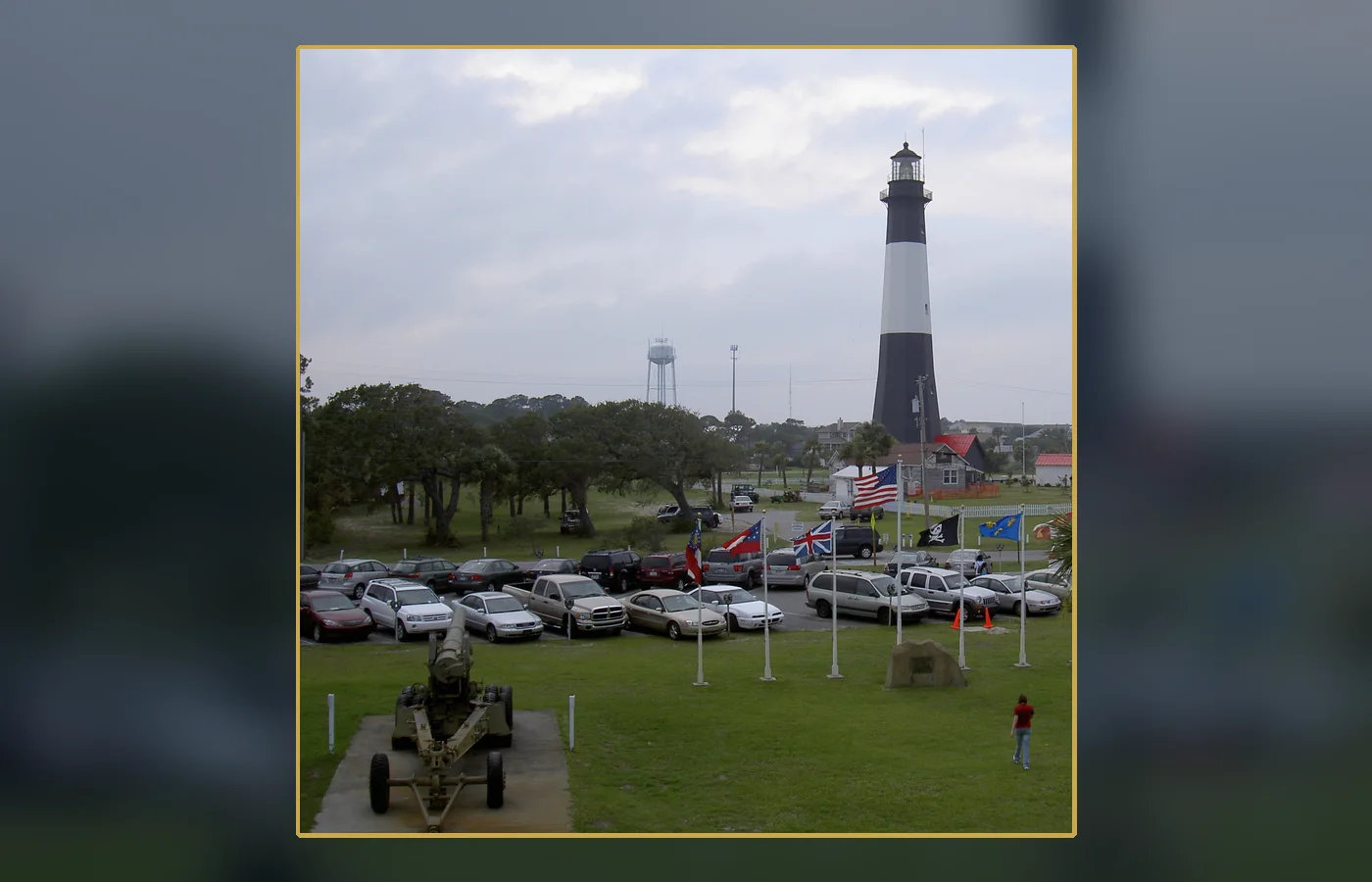 Tybee Island Light, a recognizable landmark near the search area